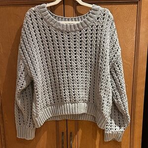 Joie Cozy Gray Knit Sweater